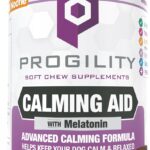 Nootie Progility Dog Calming Supplement for Stressful Situations & Daily Support  Supports Calm Behavior & Emotional Balance with Melatonin, Soft Calming Chews (90 Count)