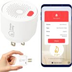 Smarter Living - WiFi Gas Alarm Leak Detector for Natural Gas, Propane, Methane, Butane, LPG, LNG, Flammable Explosive Gases, Reliable Sensor, Phone Notifications, Plug in, Trailer, RV, Home