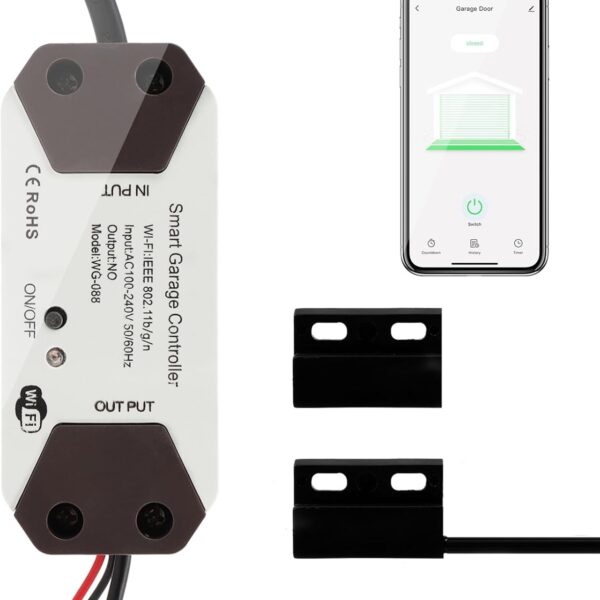 Door Opener Remote, Tuya Smart Life APP Control, Voice APP Remote Control for Assistant Intelligent Garage Door Switch(#3)