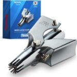 ROYAL [Made in Korea] Nose Hair Trimmer for Men Birdie, Manual, Battery-Free, Waterproof, Painless with Twelve Dual-Edged Blades, Patented Mechanism ET-4