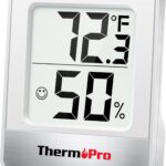 ThermoPro TP49 Digital Hygrometer Indoor Thermometer Humidity Meter Room Thermometer with Temperature and Humidity Monitor Mini Hygrometer Outdoor