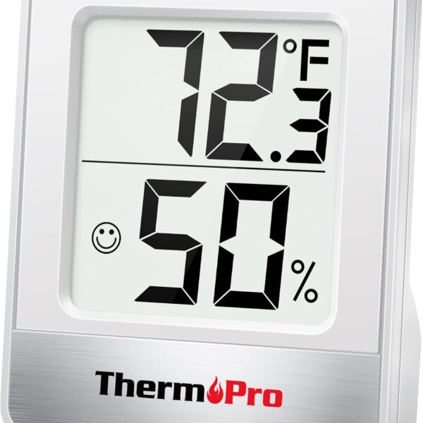 ThermoPro TP49 Digital Hygrometer Indoor Thermometer Humidity Meter Room Thermometer with Temperature and Humidity Monitor Mini Hygrometer Outdoor