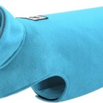 Creation Core Windproof Plush with Sport Vest Dog Clothes Night Reflective Jacket Pet Keep Warm Jacket No Pull No Choke Design Eco-Friendly for Small and Large Big Dog(Blue S)