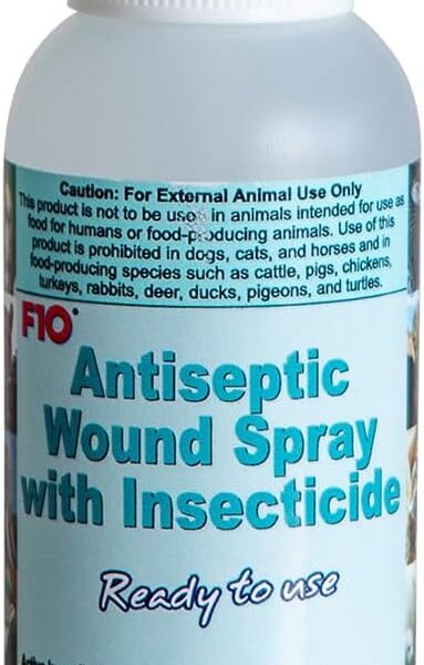 F10 Antiseptic Wound Care Spray for Reptiles, Birds, Small Animals & Exotic Animals. Prevents Infection - 100ml