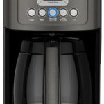 Cuisinart 14-Cup Coffee Maker, Programmable PerfecTemp Glass Carafe Coffee Machine with 1-4 Cup Setting, Brew Strength Control and Pause, Stainless Steel, DCC-3200BKSNAS, Black