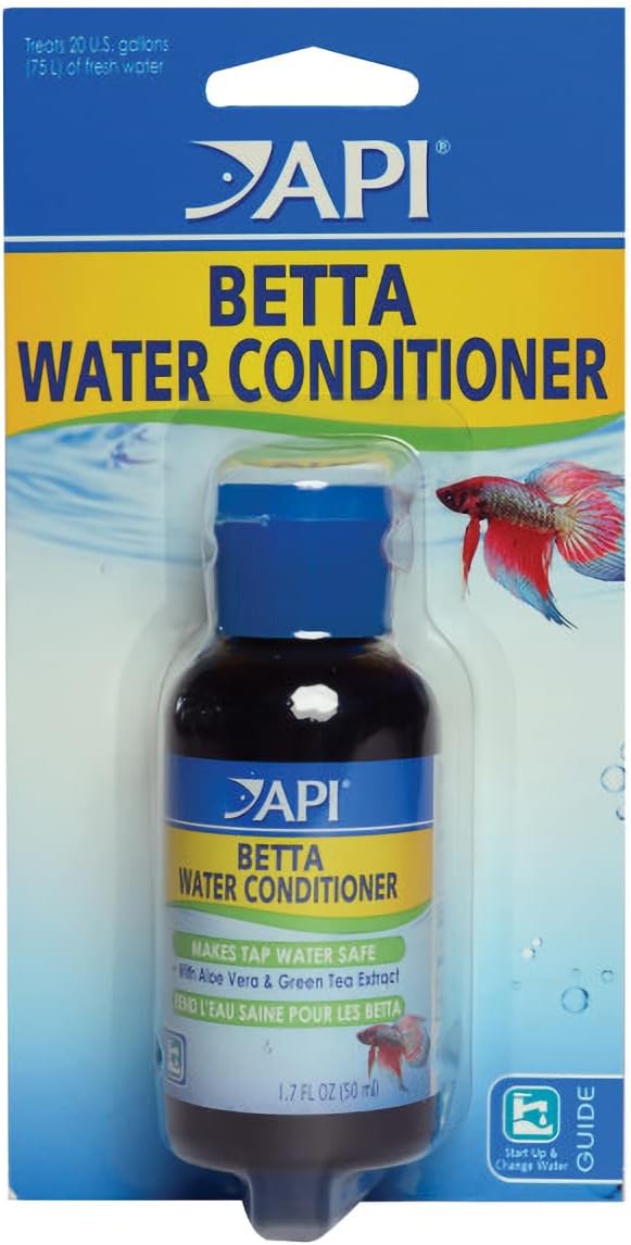 API BETTA WATER CONDITIONER Betta Fish Freshwater Aquarium Water Conditioner 1.7-Ounce Bottle API BETTA WATER CONDITIONER Betta Fish Freshwater Aquarium Water Conditioner 1.7-Ounce Bottle