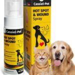 Hot Spot Spray for Dogs, Itch Relief Spray & Hot Spot Treatment for Dogs, Helps Alleviate Allergies Dry Itchy Skin, Wound Care Spray for All Animals, 2.02oz