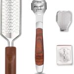 Colossal Foot Rasp & Wood Handle Callus Shaver (10 Replacement & 1 File Foot Heads), Pedicure Foot File Kit, Heel Scraper for Feet, Foot File Callus Remover