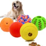 5 Different Functions Interactive Dog Toys, Puzzle Toys, Dog Balls for Medium Large Dogs, Dog Squeaky Balls, Food Treat Dispensing Toys
