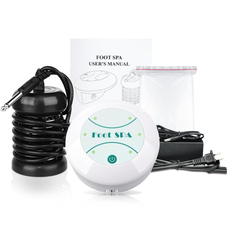 Foot Detox Machine, Portable Ionic Foot Bath Detox Machine, Ion Foot Spa Cleanser for Home Travelling USE with 10 Liners