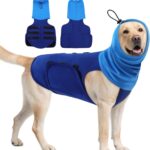 ASENKU Dog Anxiety Vest, Calming Vest for Dogs, Dog Relief Shirt for Thunderstorms, Fireworks, Noise, Keep Pet Calm Without Medicine & Training, Anxiety Calming Vest for Small Medium Large Dog