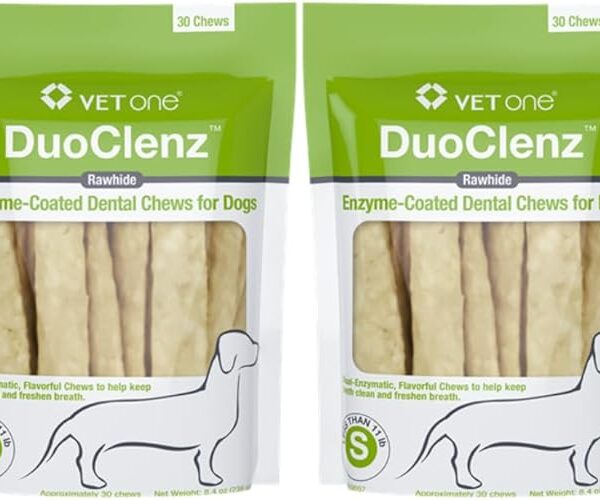 VetOne DuoClenz Enzyme Coated Dental Chews Small - 4 Pack (120 count)