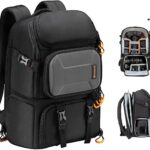TARION 15L Camera Backpack Large Camera Bag with 15.6" Laptop Compartment & Side Access & Waterproof Raincover Outdoor Photography Hiking Travel Professional DSLR Backpack for Photographers(PBL)