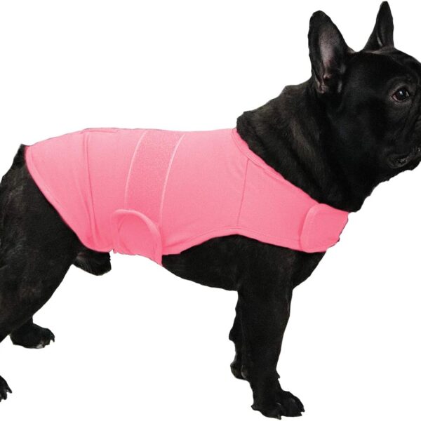 Thunder Jacket for Dogs Anxiety Relief, Dog Anxiety Vest Calming Care for Separation, Thunderstorm, Travel, Fireworks, Vet Visits (Pink M)