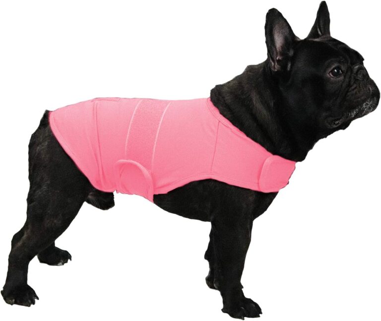 Thunder Jacket for Dogs Anxiety Relief, Dog Anxiety Vest Calming Care for Separation, Thunderstorm, Travel, Fireworks, Vet Visits (Pink M)