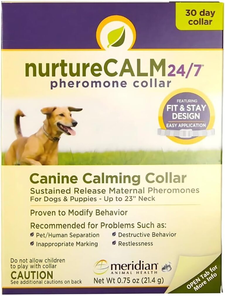 New NurtureCALM 24/7 Canine Calming Collar (23")