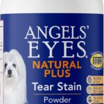 ANGELS' EYES NATURAL PLUS Tear Stain Prevention Beef Powder for Dogs | All Breeds | No Wheat No Corn | Daily Support for Eye Health | Proprietary Formula |Limited Ingredients | Net Content 45g