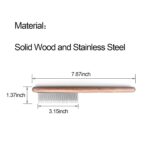 Cat comb,dog comb,Solid Wood Pet Comb Grooming Tool for Cats,Dogs and rabbits