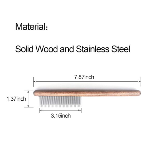 Cat comb,dog comb,Solid Wood Pet Comb Grooming Tool for Cats,Dogs and rabbits