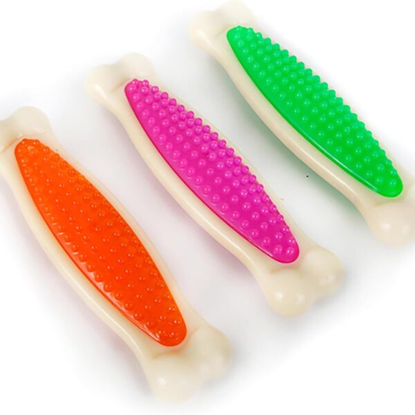 Hartz Chew 'n Clean Tuff Bone Tough Dog Chew Toy, Large 3 Pack