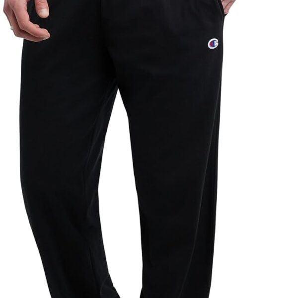 Champion Men's Open-Bottom Lounge Pants, Standard Fit, Lightweight, Available in Regular and Big & Tall