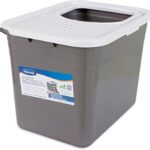 Petmate Enclosed Cat Litter Boxes with Hinged Lid and Wide Top Entry Opening, Cat Litter Box Enclosure with Filter Lid, Made in USA, Scoop not Included