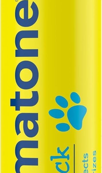 Dermatone Paw Stick for Dogs | Natural Paw Balm for Cold, Heat, Salt, Sand & Snow | Moisturizing, Non-Toxic Paw Protector | Soothes, Repairs and Heals | 0.5oz Twist Stick