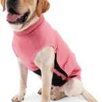 Dog Anxiety Vest Thunder Vest for Dogs Anxiety Dog Thunder Jacket for Thunderstorm,Travel and Vet Visits Pink XS