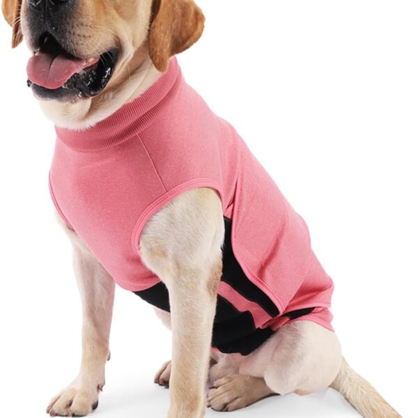 Dog Anxiety Vest Thunder Vest for Dogs Anxiety Dog Thunder Jacket for Thunderstorm,Travel and Vet Visits Pink XS