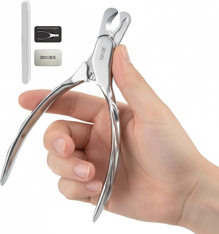 Professional Stainless Steel Dog Cat Nail Clippers & Trimmer Set, Sharp Blades for Precise Cutting, Easy-Grip Ergonomic Handle with Built-in Nail File, Durable Pet Grooming Tool for Small to Large Pet