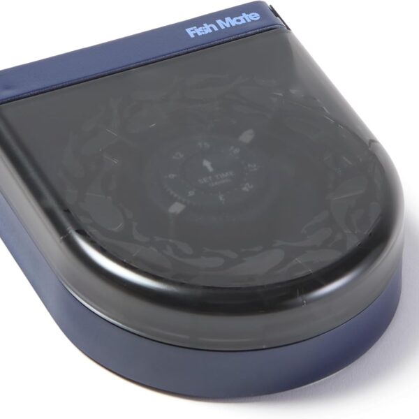 Fish Mate 14-feed Automatic Aquarium Fish Feeder (F14) - Timer Controlled for Precise Reliable Feeding, Vacation or Daily Use with Included Clamps, Serves Up to 14 Meals