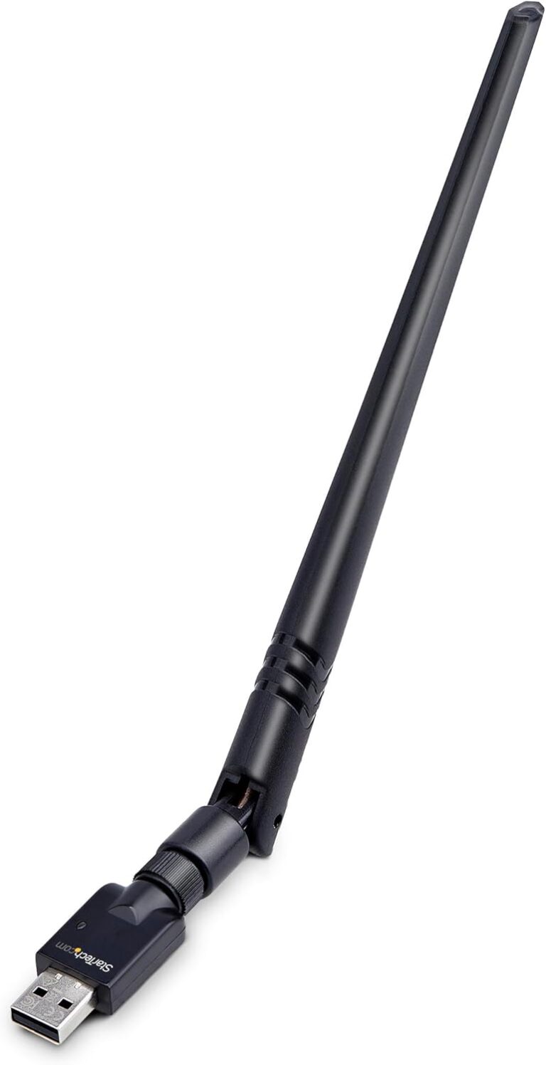 StarTech.com USB Bluetooth 5.3 Adapter, Class 1, USB Bluetooth Dongle for PC/Laptop, Use with Keyboard/Mouse, Windows/Linux