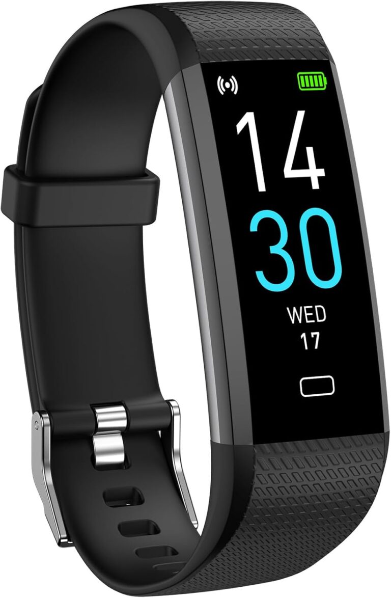 Fitness Tracker with Heart Rate Blood Oxygen Monitor, Activity Tracker Sleep Monitor Health Tracker, Smart Watch Pedometer Step Calories Counter, Fitness Watches for Men Women
