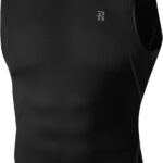 Runhit Sleeveless Compression Shirt Men Tank Top Athletic Muscle Shirts for Men