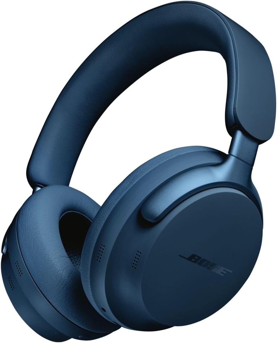 Bose QuietComfort Ultra Bluetooth Headphones, Wireless Headphones with Spatial Audio, Over Ear Noise Cancelling with Mic, Up to 24 Hours of Playtime, Lunar Blue - Limited Edition Color Bose QuietComfort Ultra Bluetooth Headphones, Wireless Headphones with Spatial Audio, Over Ear Noise Cancelling with Mic, Up to 24 Hours of Playtime, Lunar Blue - Limited Edition Color