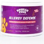 Allergy Defense  Organic Supplement for Dogs  Itchy Skin Relief, Immune Support & Seasonal Allergy Control  120 Soft Chews