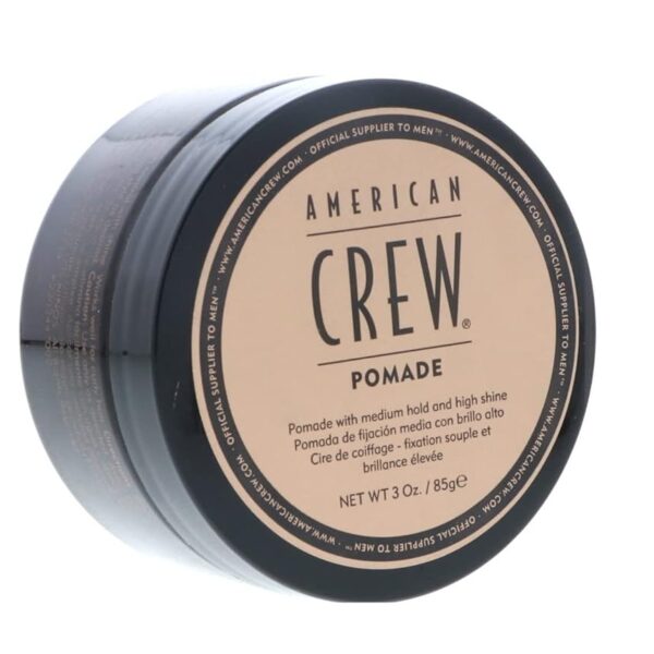 Men's Hair Pomade by American Crew, Medium Hold with High Shine, 3 Oz (Pack of 2)