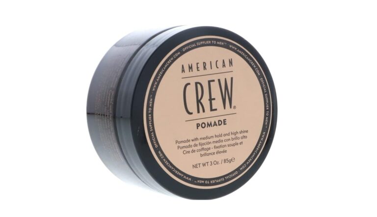 Men's Hair Pomade by American Crew, Medium Hold with High Shine, 3 Oz (Pack of 2)