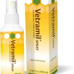Vetramil Spray Medical-Grade Honey Spray for Dogs and Cats and All of Your Pets  Wound Care Treatment  Non-Sticky, Natural Enzymes, 3.38 oz