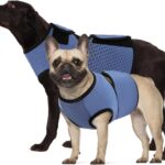 KOESON Dog Anxiety Calming Vest, Breathable Dog Thunder Jacket, Adjustable Pet Stress and Anxiety Relief Shirt for Thunderstorm, Fireworks, Grooming, Vet Visit, Travel, Separation, XS-3XL
