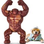 PETSTA Indestructible Dog Toys for Aggressive Chewers, Extreme Tough Toys for Large Dogs, Real Beef Flavored, Dog Bone for Medium/Large Dogs Breed, Gifts for Dogs
