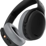 Skullcandy Crusher ANC 2 Wireless Over-Ear Bluetooth Headphones with Multi-Sensory Bass, Active Noise Cancelling, Up to 60 Hours Battery, Microphone for iPhone Android - Black/Asphalt