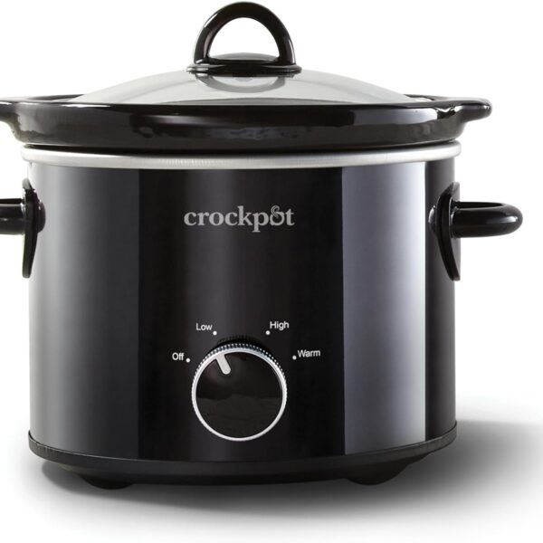 Crockpot 2-Quart Classic Slow Cooker Small Slow Cooker Black
