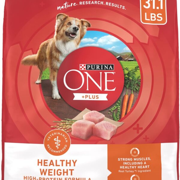 Purina ONE Plus Healthy Weight High-Protein Dog Food Dry Formula - 31.1 lb. Bag