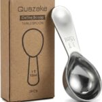 Coffee Scoop 1 Tablespoon Scoop Measuring Spoon for Ground Coffee 2 Pieces,Stainless Steel Small 1 Tbsp Coffee Spoons Measure Protein Powder Suger Bean,Short Handle Fits into Canisters.(1TBSP(15ML*2)