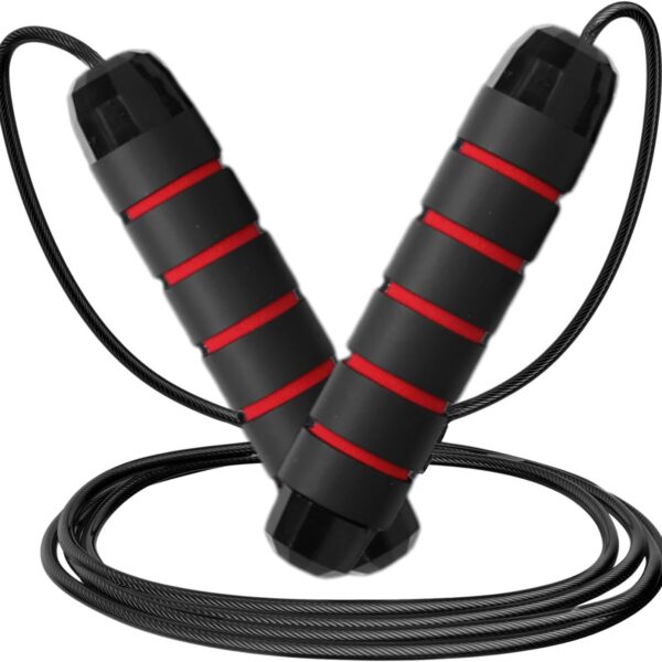 Limm Adjustable Jump Rope for Workout - All-Purpose Exercise Jump Rope Kids & Adults Love with Tangle-Free, Comfortable Foam Handles - Best Slimming, Cardio & Endurance Training