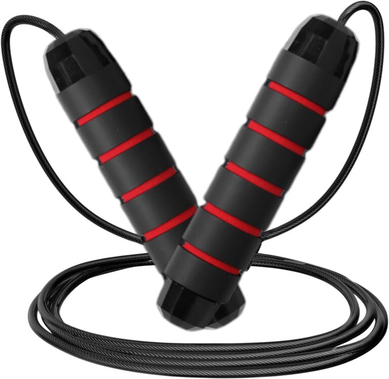 Limm Adjustable Jump Rope for Workout - All-Purpose Exercise Jump Rope Kids & Adults Love with Tangle-Free, Comfortable Foam Handles - Best Slimming, Cardio & Endurance Training