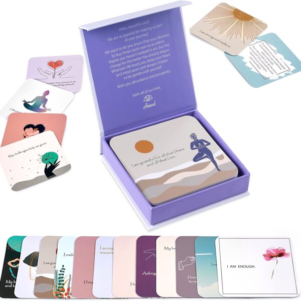 Ariond Positive Affirmations & Thought-Provoking Questions for Women | Motivational & Mindful Daily Cards