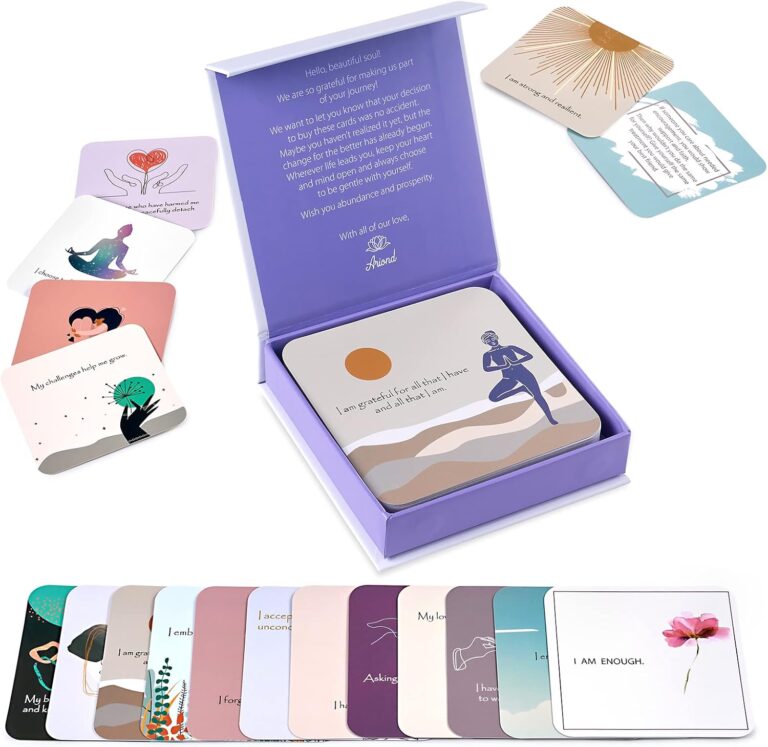 Ariond Positive Affirmations & Thought-Provoking Questions for Women | Motivational & Mindful Daily Cards