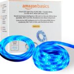 Amazon Basics Smart LED Light Strip, 16.4 Feet, RGB + Tunable White, Works with Alexa Only, 2.4 GHz Wi-Fi, No Hub Required